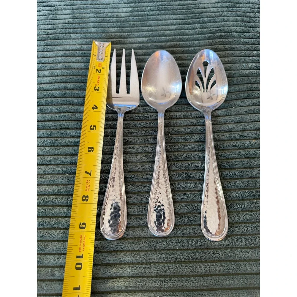 Reed & Barton Dorado Hostess Set of 3‎ Flatware Stainless 18/8